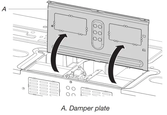 Whirlpool 6138644 Microwave Hood Combination - damper 1