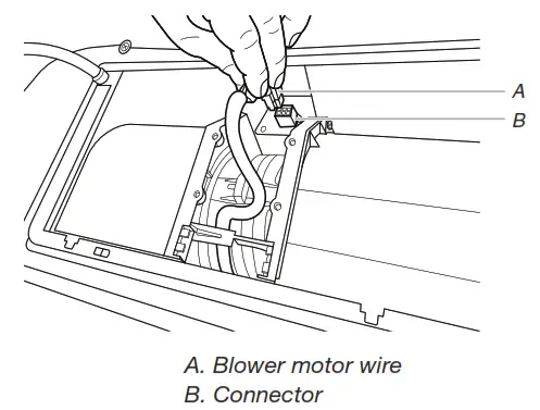 Whirlpool 6138644 Microwave Hood Combination - motor