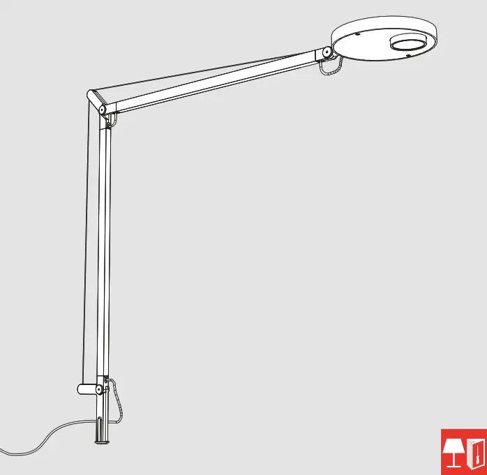 Artemide 1739010A Demetra Professional Table Table Lamp - Cover