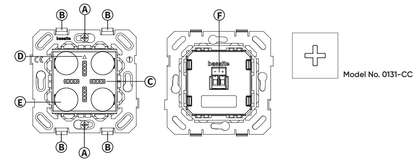 basale Eve Plus Wall Base 24v Instruction - Components