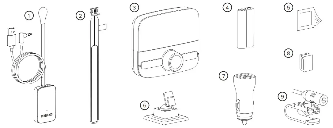 KENWOOD Receiver Handsfree Logo