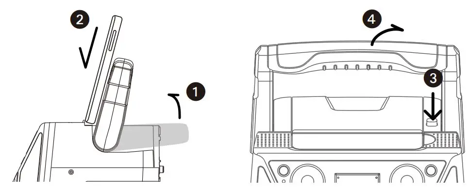 singing machine SML 2250 Bluetooth Karaoke System fig 10