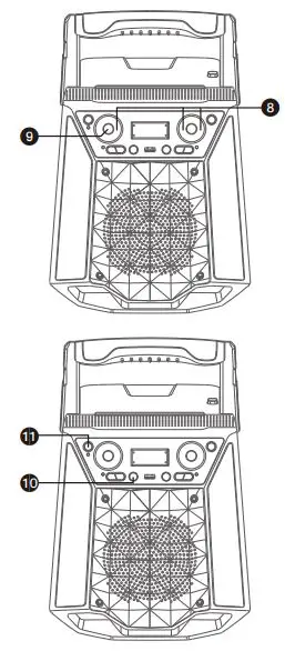 singing machine SML 2250 Bluetooth Karaoke System fig 12
