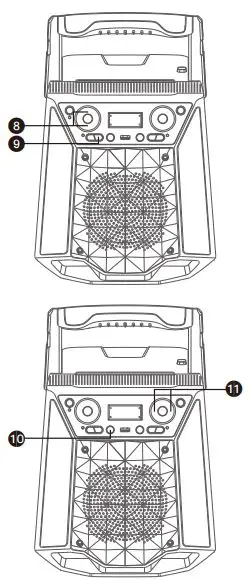 singing machine SML 2250 Bluetooth Karaoke System fig 15