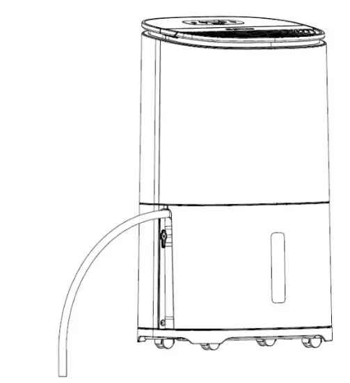 MeacoDry Arete One 10 12L Dehumidifier and Air Purifier - Continuous Drainage 4