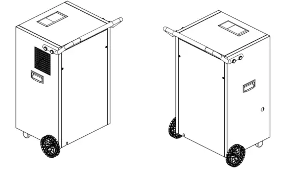 Installation of the handle