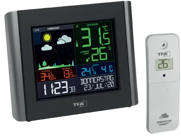 TFA 35.8000.01 View Meteo WLAN Radio Weather Station - Copy