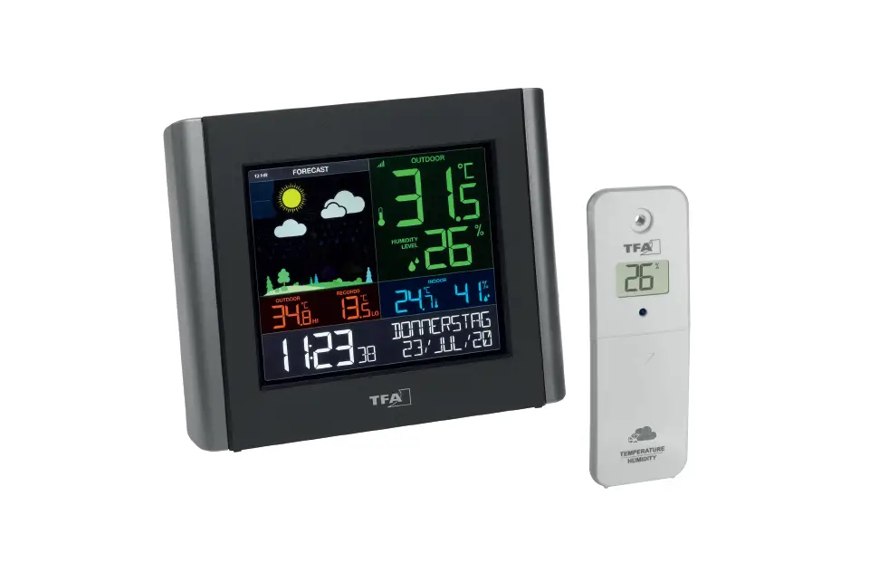 Tfa 35.8000.01 View Meteo Wlan Radio Weather Station Instruction Manual