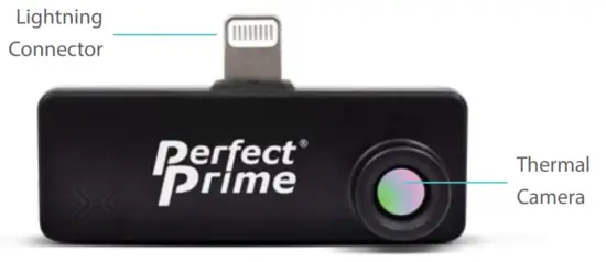 Perfect Prime IR203 Thermal Camera For Apple iOS Devices - fig1