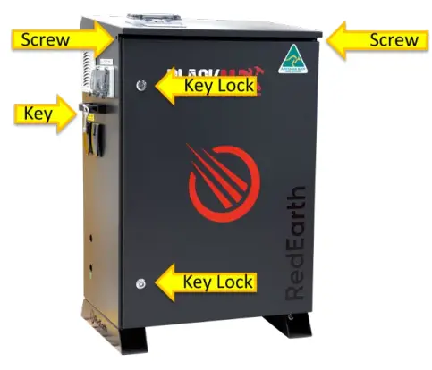 RedEarth BlackMax Off grid Battery System - 7