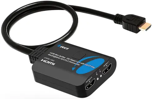 REI UHDS 102C HDMI Mini Splitter 1 2 Pigtail v2 0