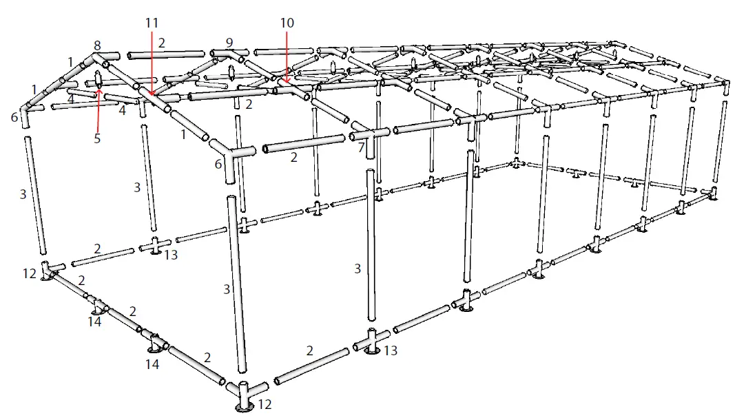 DANCOVER B00XWB5ZGS Party Tent CombiTents 6m Series PVC -FIG-4