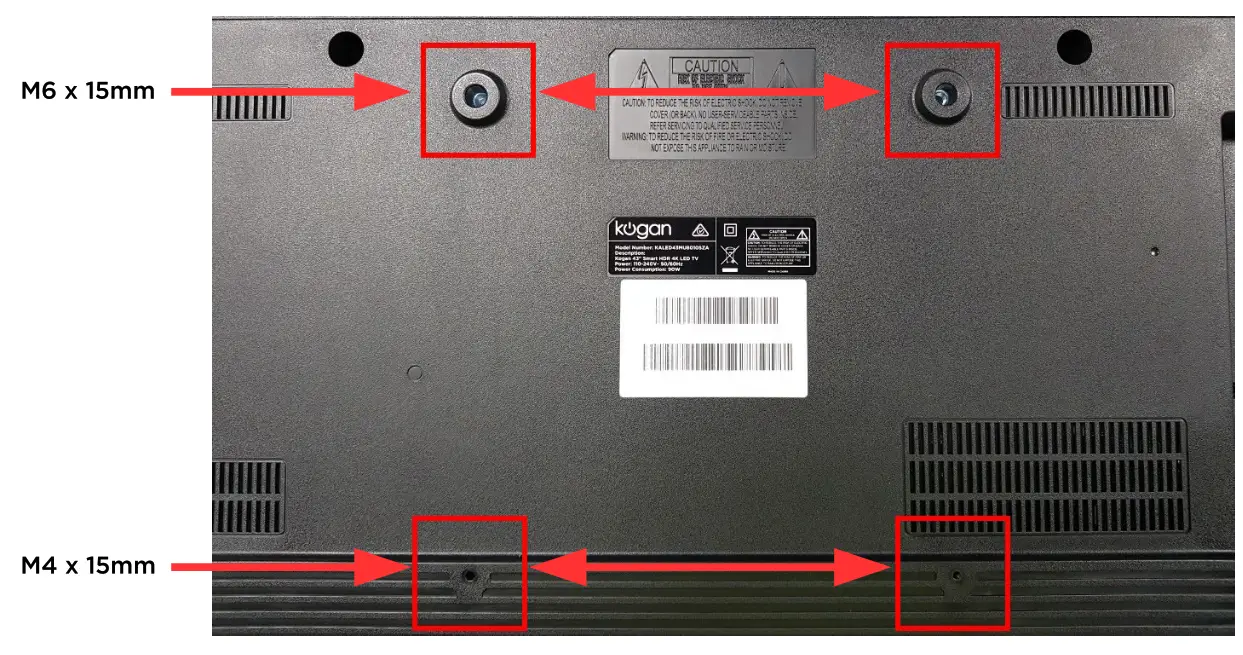 kogan Smart HDR 4K LED - Wall Mounting