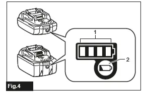 makita DCF203 Cordless Fan fig 5