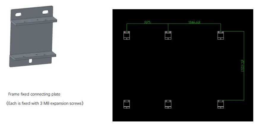 Absenicon C165 Permanent Indoor 12 Display - Assemble frame 2