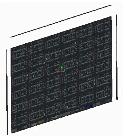 Absenicon C165 Permanent Indoor 12 Display - Install edging 3