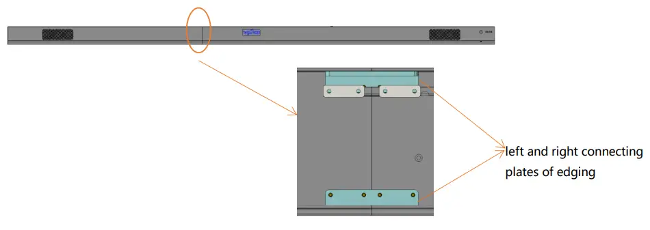 Absenicon C165 Permanent Indoor 12 Display - Install edging