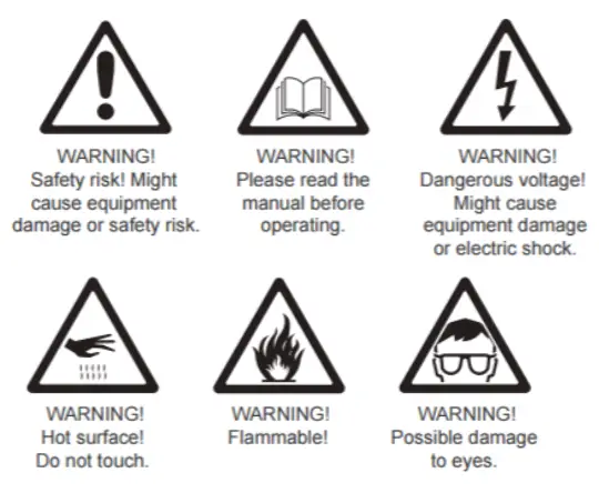 Absenicon C165 Permanent Indoor 12 Display - Safety Information