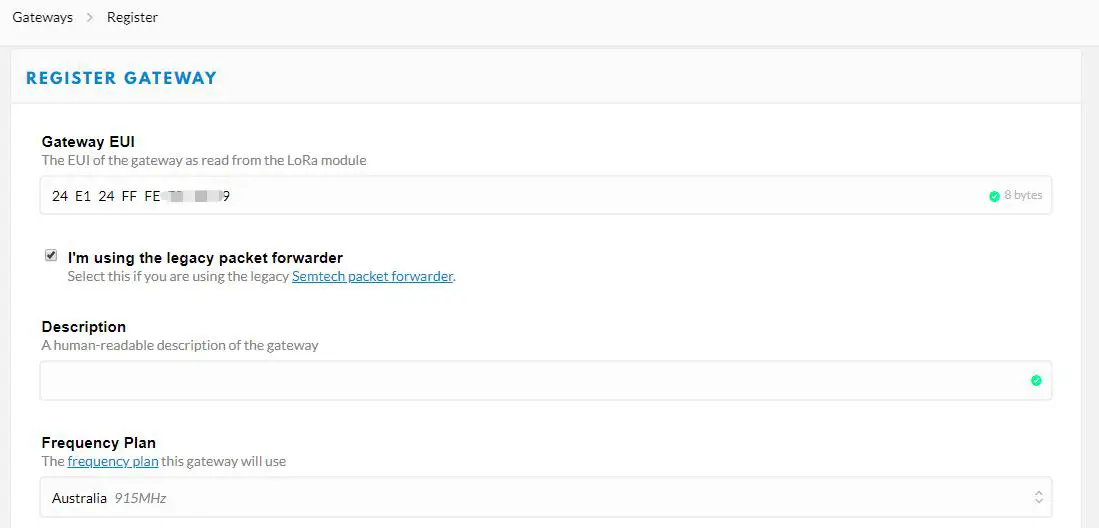 URSALINK LoRaWAN Gateway - Add the gateway