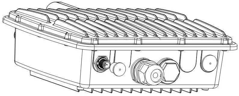 URSALINK LoRaWAN Gateway - Locate the power port marked