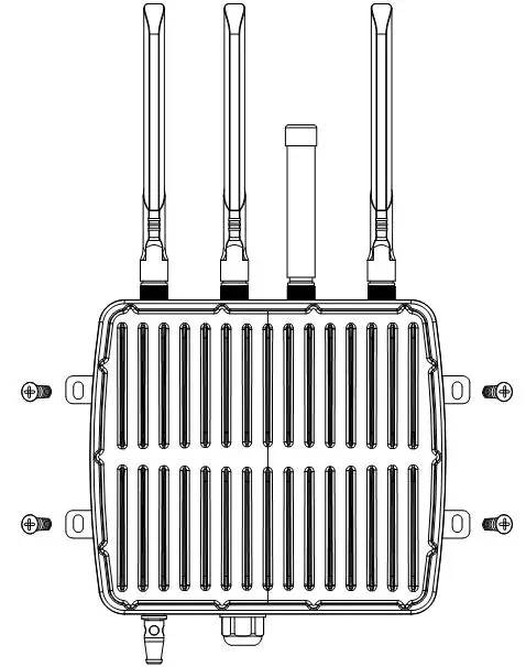 URSALINK LoRaWAN Gateway - econnect the cables