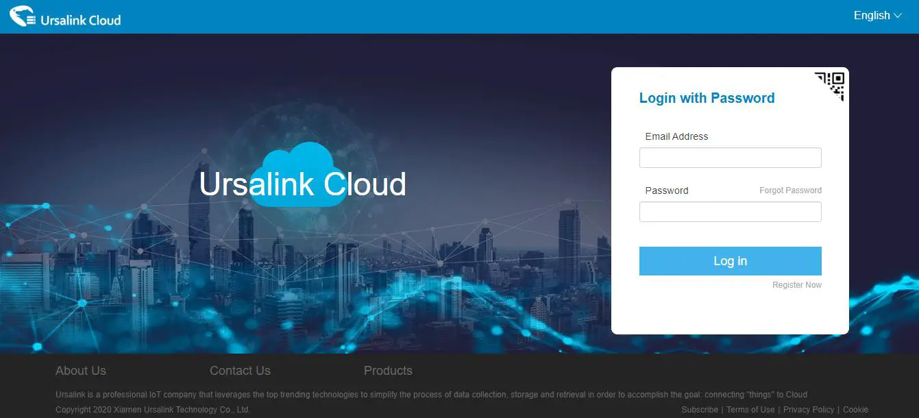 URSALINK LoRaWAN Gateway - egister and log in the