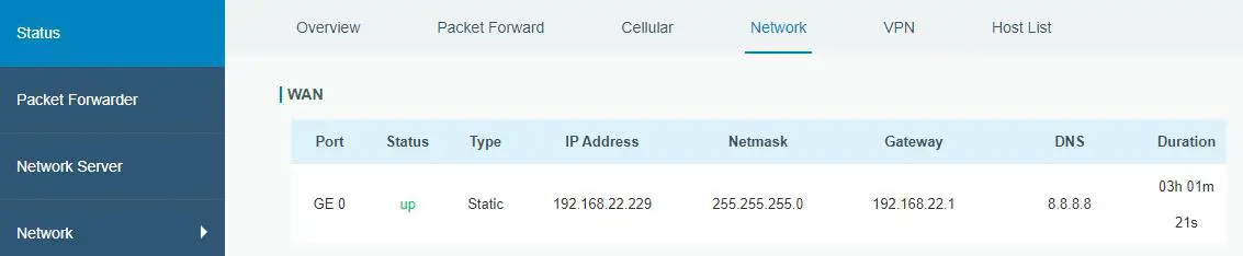 URSALINK LoRaWAN Gateway - onnect Ethernet port