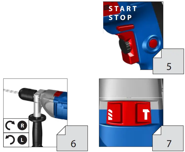 Gude SBM 850 E Hammer Drill - fig 2