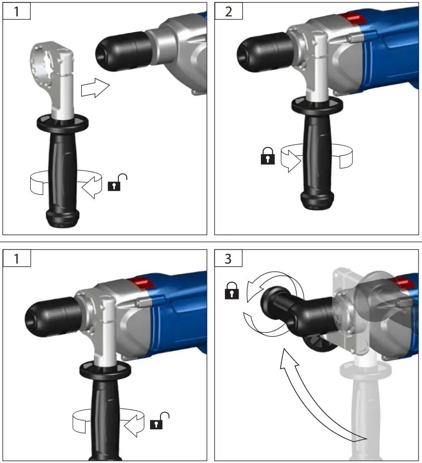Gude SBM 850 E Hammer Drill - fig 3