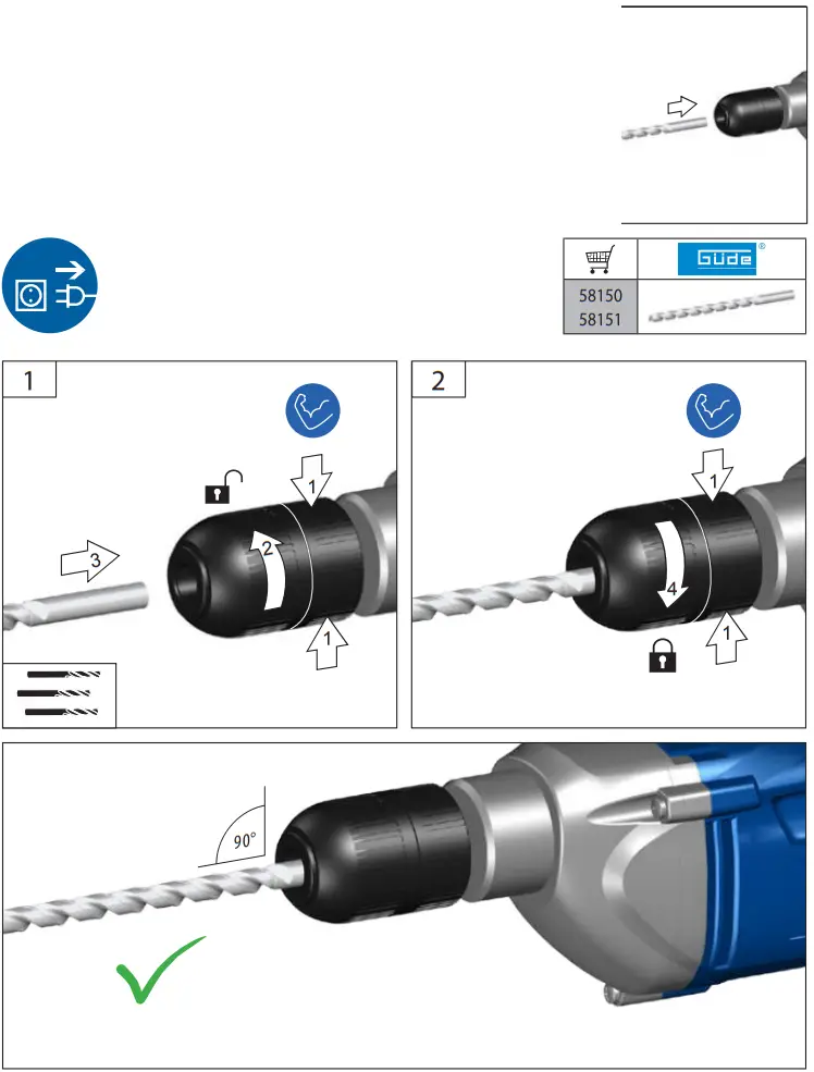 Gude SBM 850 E Hammer Drill - fig 4