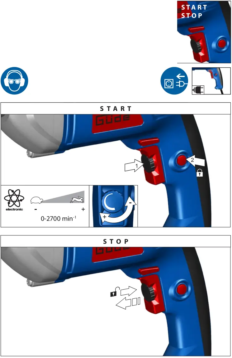 Gude SBM 850 E Hammer Drill - fig 6