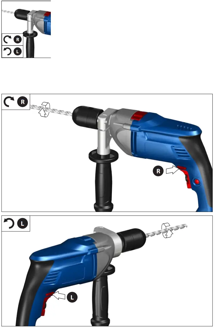 Gude SBM 850 E Hammer Drill - fig 7