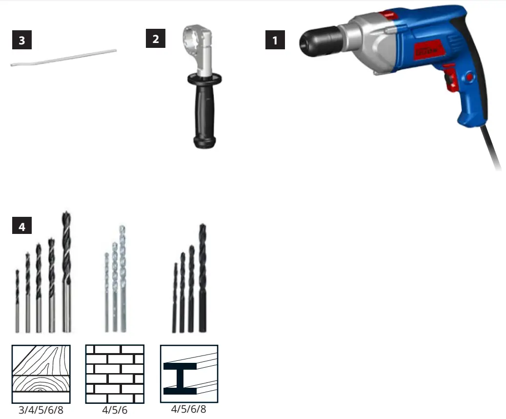Gude SBM 850 E Hammer Drill - fig
