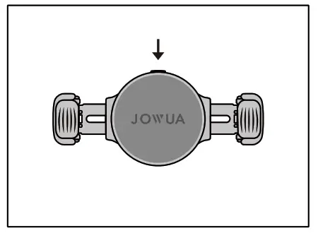 JOWUACM1B 480 Degree Rotation Car Mount with Wireless Charging - FIG4