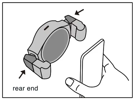 JOWUACM1B 480 Degree Rotation Car Mount with Wireless Charging - FIG5