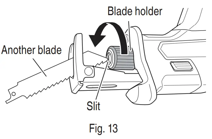 metobo CR 18DA Cordless Reciprocating Saw - fig 12