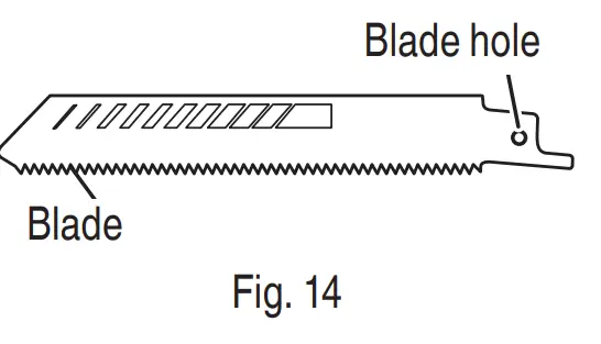 metobo CR 18DA Cordless Reciprocating Saw - fig 13