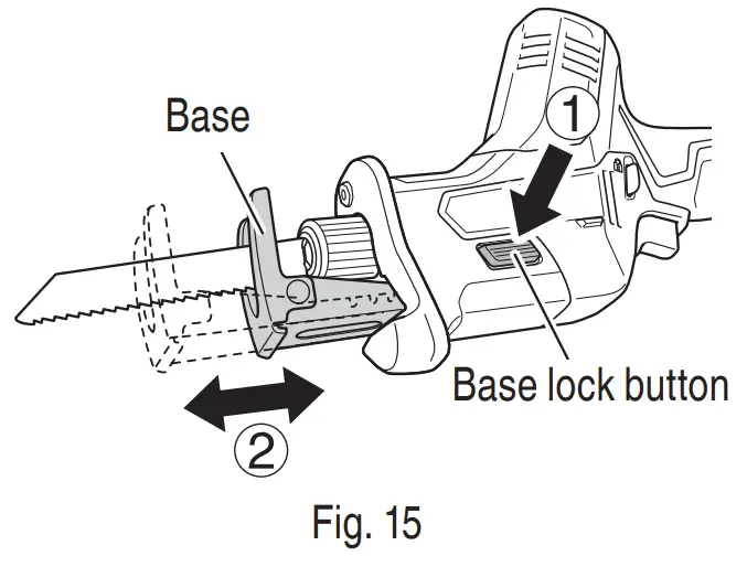 metobo CR 18DA Cordless Reciprocating Saw - fig 14