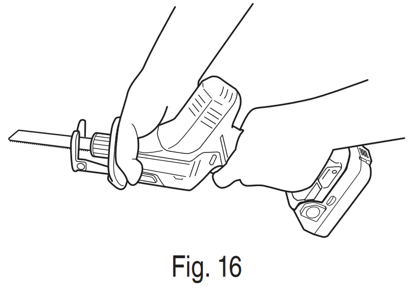 metobo CR 18DA Cordless Reciprocating Saw - fig 15
