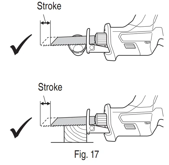 metobo CR 18DA Cordless Reciprocating Saw - fig 16