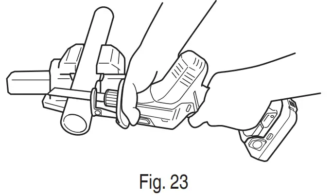 metobo CR 18DA Cordless Reciprocating Saw - fig 22