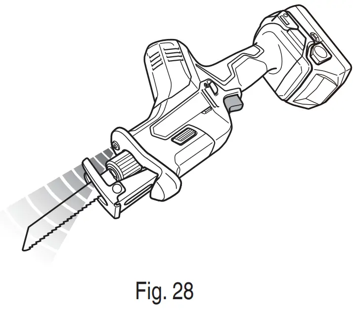 metobo CR 18DA Cordless Reciprocating Saw - fig 26