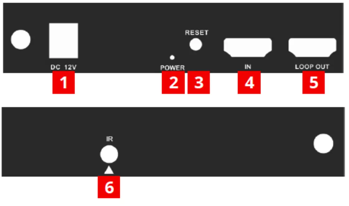 gofanco G4 0130A 1 4 1080p HDMI Wireless Extender - fig