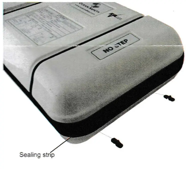 N SAF 0200 Liferaft Lashing Strap Installation