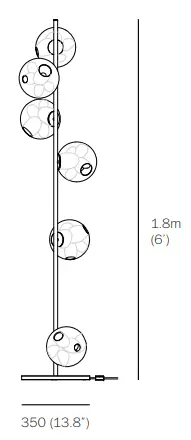 BOCCI 38.6V Stem Floor Light 1