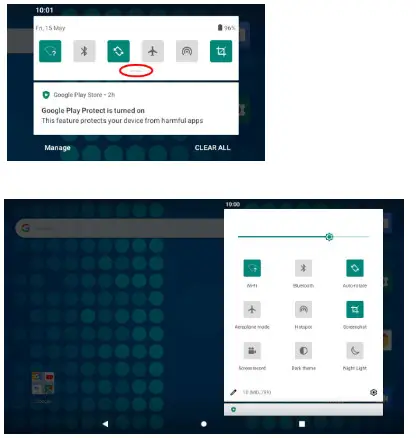 LASER Tablet- drop dow