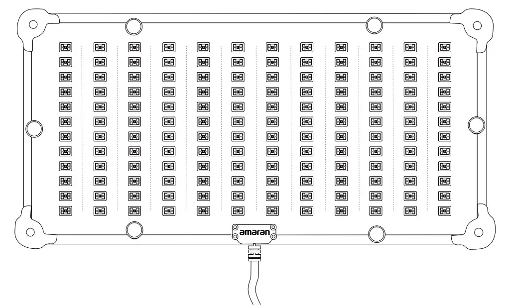 Aputure 6041744 Amaran F21C RGBWW LED Flexible Fabric Light
