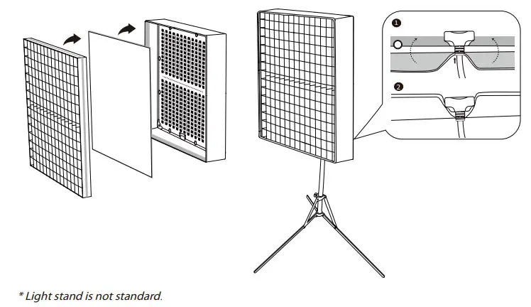 Aputure HS202204010322C02 Amaran F22C RGBWW Flexible LED Video Light - Figure 6