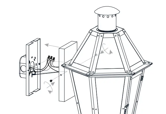 QUOIZEL-BURD8415AC-3-Light-Aged-Copper-Hardwired-Outdoor Wall-Lantern-Sconce-fig7