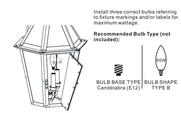 QUOIZEL-BURD8415AC-3-Light-Aged-Copper-Hardwired-Outdoor Wall-Lantern-Sconce-fig9